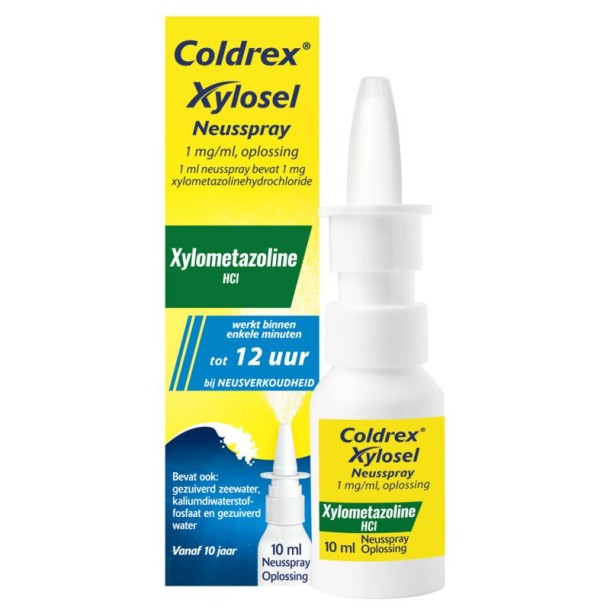 Coldrex Neusspray xylometazoline 1mg/ml 10 Milliliter