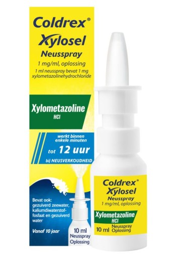 Coldrex Neusspray xylometazoline 1mg/ml 10 Milliliter