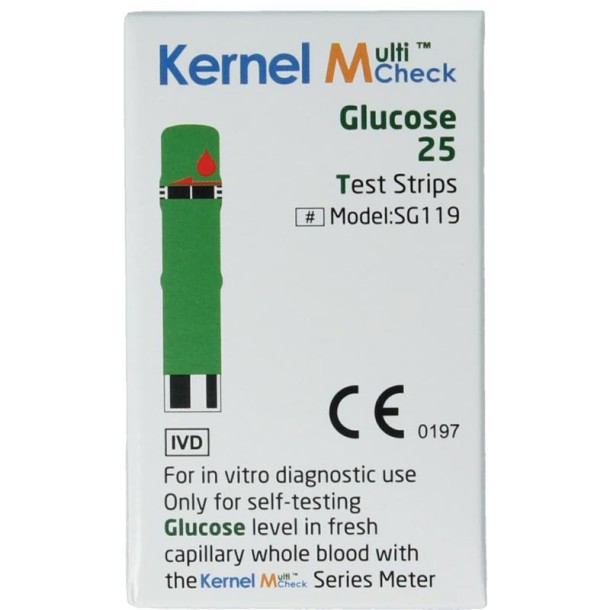 Testjezelf Multicheck glucose teststrips (25 Stuks)