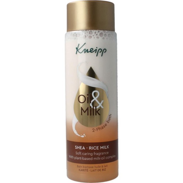 Kneipp 2-fasen oil & milk bad shea & rice milk (250 Milliliter)