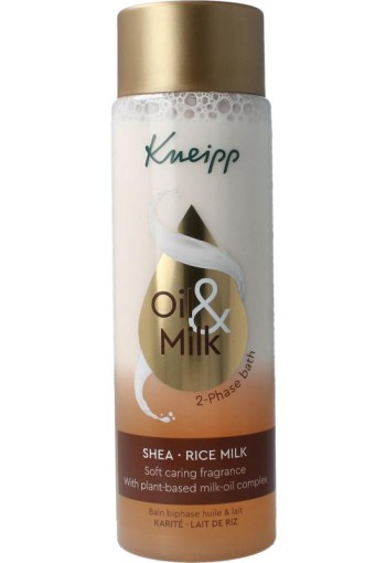 Kneipp 2-fasen oil & milk bad shea & rice milk (250 Milliliter)