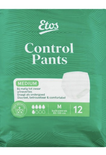 Etos Daily Care Pants Discreet incontinentiebroekjes medium 12 stuks