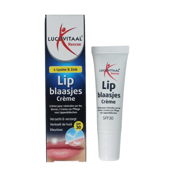 Lucovitaal Lipblaasjes rescue creme (7 Milliliter)