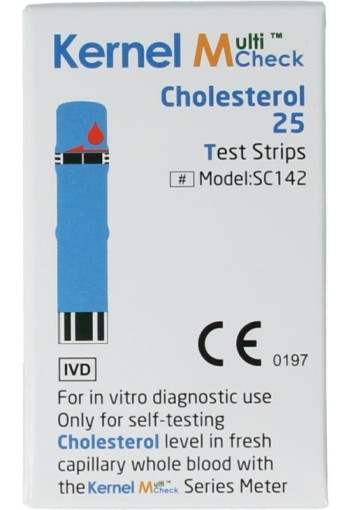Testjezelf.nu Multicheck cholesterol teststrips (25 Stuks)