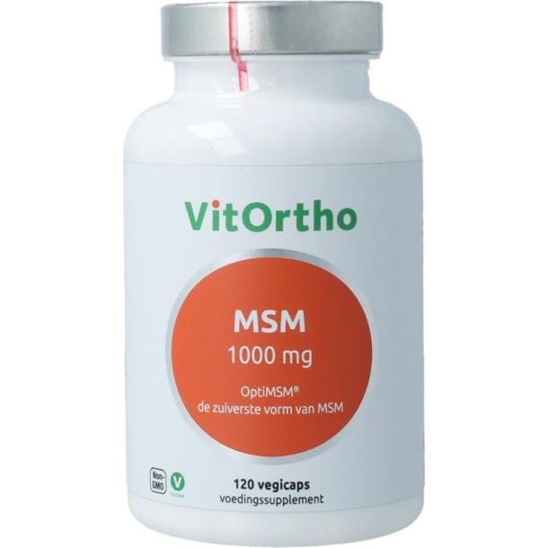 Vitortho MSM 1000mg OptiMSM (120 Vegetarische capsules)