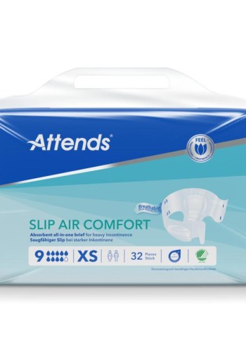 Attends Slip air comfort 9 XS (32 Stuks)