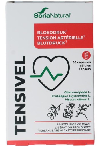 Soria Natural Tensivel bloeddruk (30 Capsules)