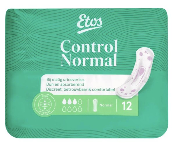 Etos Daily Care Normal Discreet incontinentie verband 12 stuks