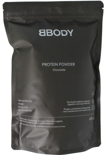 Bbody Gut friendly protein poeder chocolate (640 Gram)