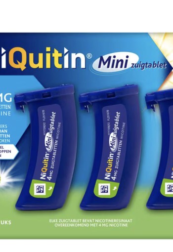 Niquitin Zuigtablet mini mint 4mg (60 Zuigtabletten) 