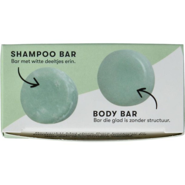 Shampoobars Mini shampoo & body bar aloe vera & komkommer (20 Gram)