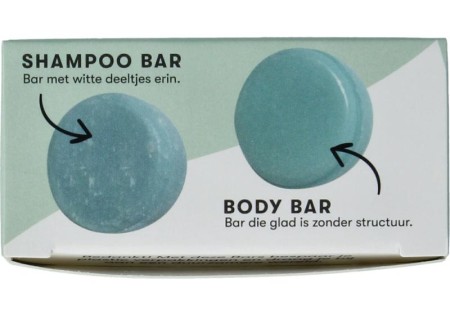 Shampoobars Mini shampoo & body bar eucalyptus & tea tree (20 Gram)