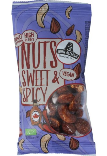 John Altman Mixed nuts maple & chili bio (45 Gram)