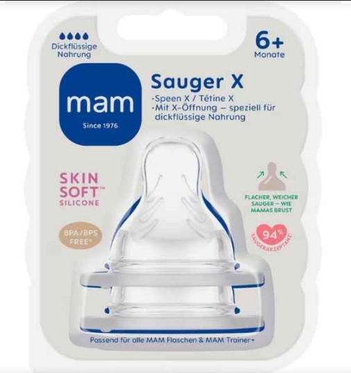 MAM Flesspeen Maat X 2 stuks