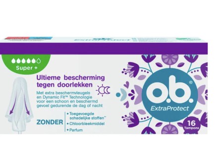 OB Tampons extra protect super plus 16 Stuks