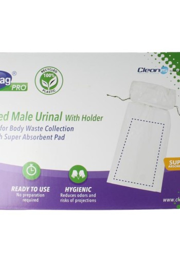 Carebag Wegwerpurinaal man (12 Stuks)