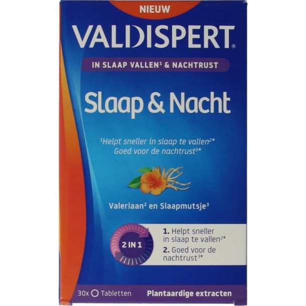 Valdispert Nacht melatonine 5 htp 30 tabletten