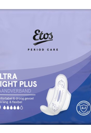 Etos Ultra Maandverband Night Plus 10 stuks