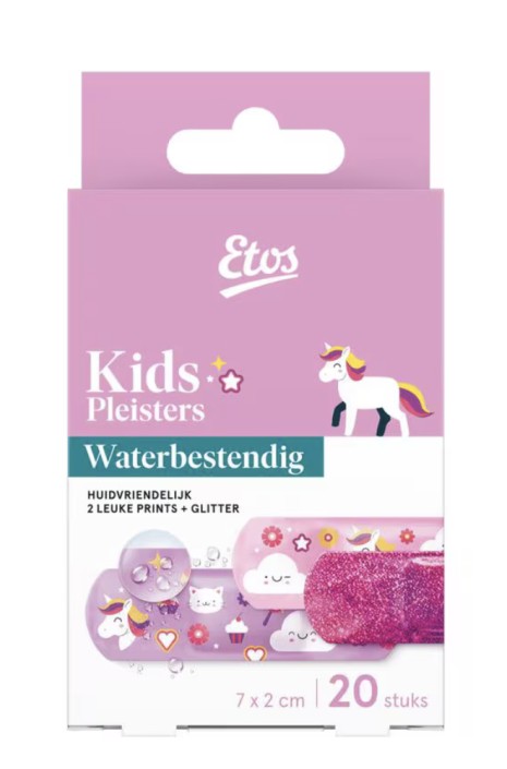Etos kids pleister unicorn en glitter