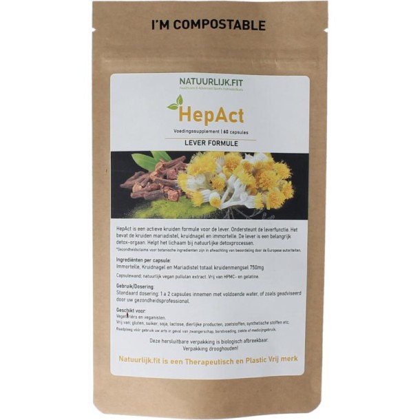 Natuurlijk.fit Hepact leverformule (90 Capsules)