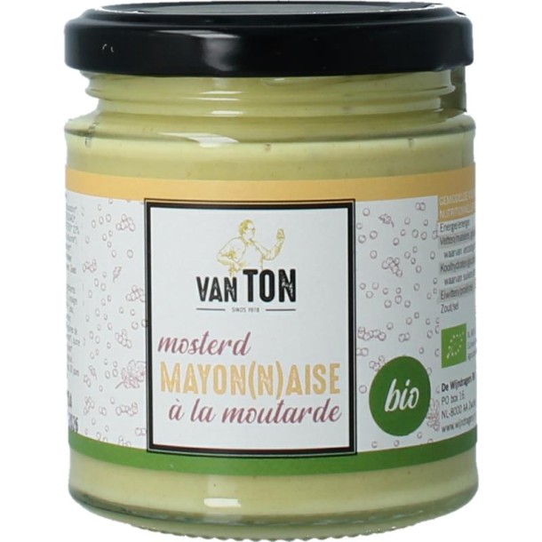 Van Ton Mosterd mayonaise bio (190 Milliliter)