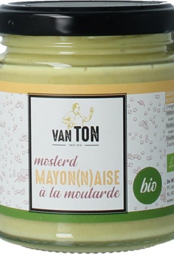 Van Ton Mosterd mayonaise bio (190 Milliliter)