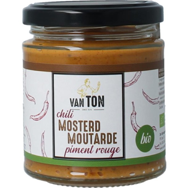 Van Ton Chili mosterd bio (170 Gram)