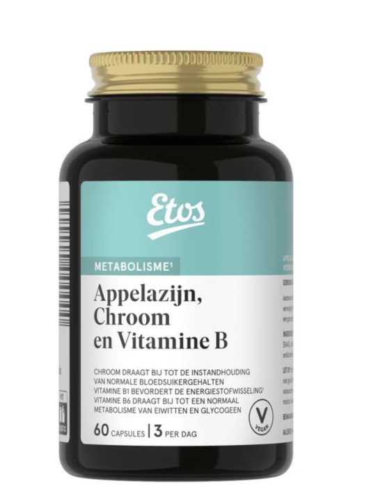 Etos appelazijn chroom vit b 60 caps