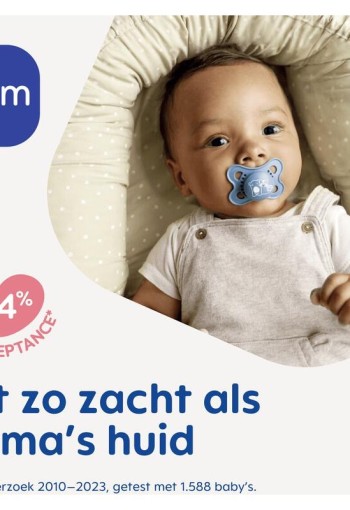 MAM Original Fopspenen 6-16 maanden Blue 2 stuks