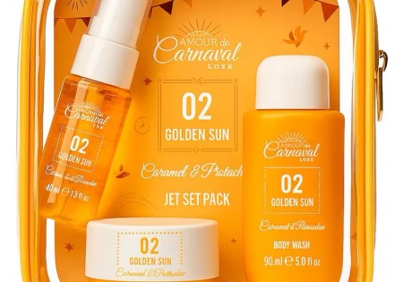 Amour de Carnaval Travelbag Golden Sun 