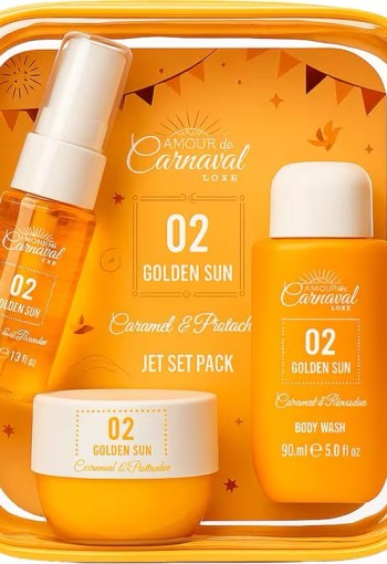 Amour de Carnaval Travelbag Golden Sun 