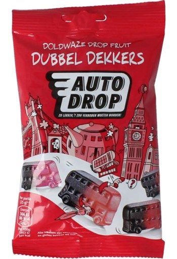 Autodrop Dubbeldekkers (85 Gram)