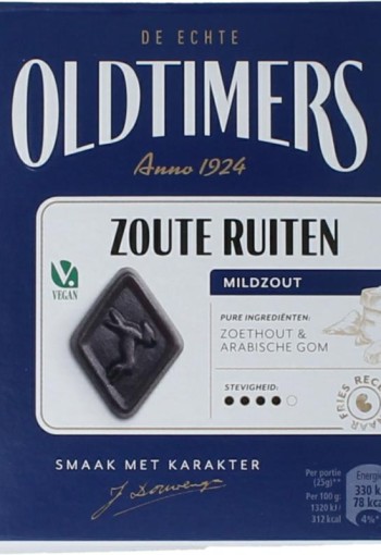 Oldtimers Hindelooper ruitjes (185 Gram)