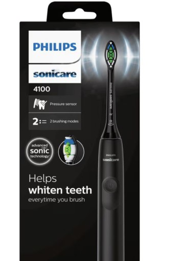 Philips Sonicare 4100 Elektrische Tandenborstel Zwart - HX3681/54