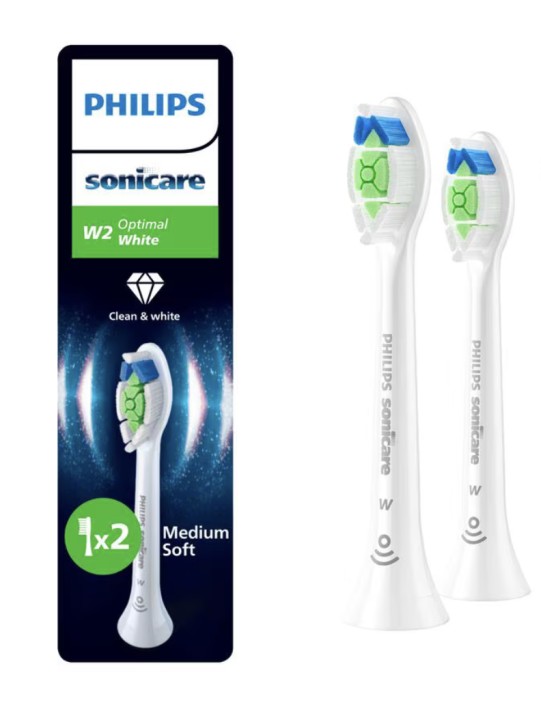 Philips Sonicare Optimal White Opzetborstel Wit HX6062/87 - 2 Pack