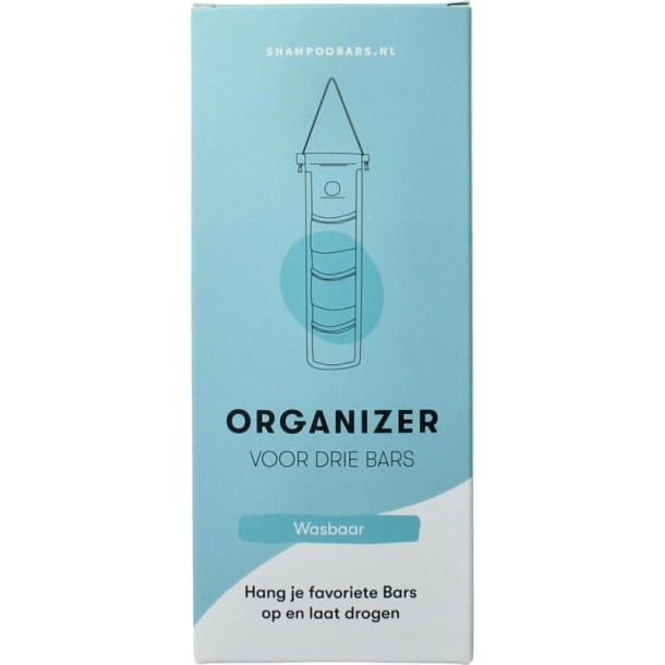 Shampoobars Bar organizer voor 3 bars (1 Stuks)