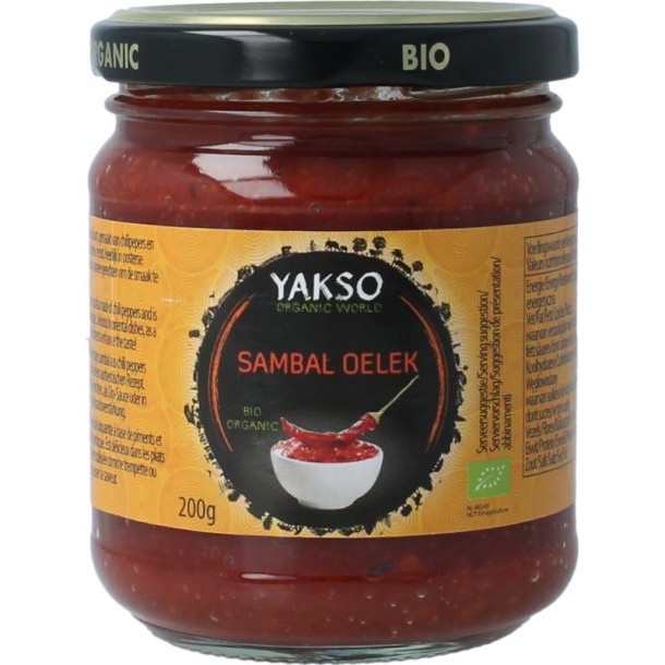 Yakso Sambal oelek bio (200 Gram)