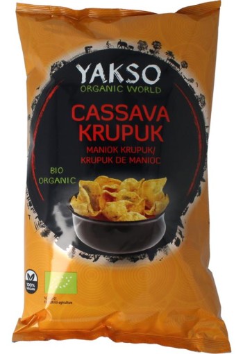 Yakso Cassave krupuk bio (75 Gram)