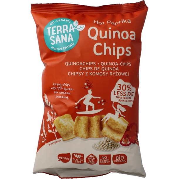 Terrasana Quinoa chips hot paprika bio (75 Gram)