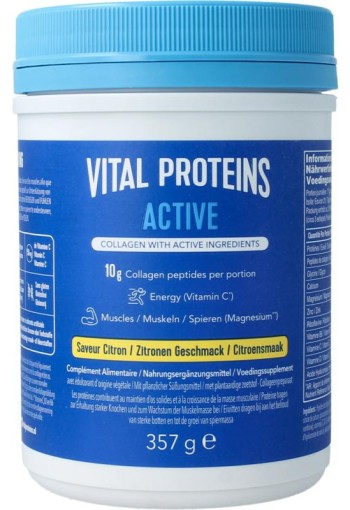 Vital Proteins Active citroensmaak (357 Gram)