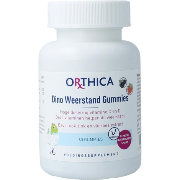 Orthica Dino weerstand gummies (60 Stuks)