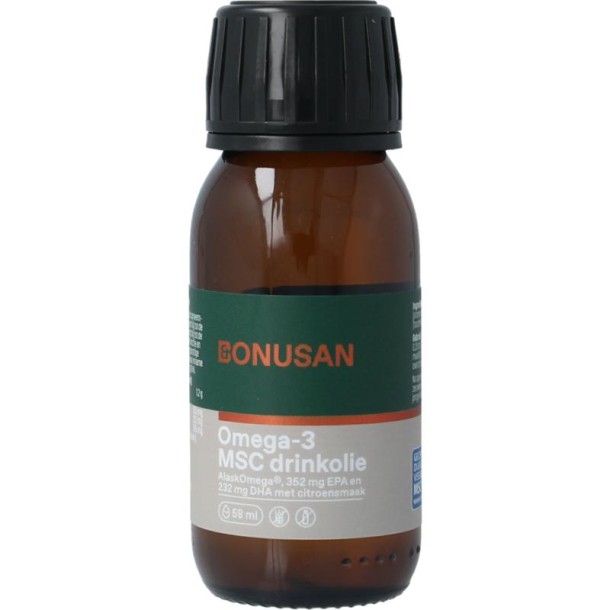 Bonusan Omega 3 MSC drinkolie (58 Milliliter)