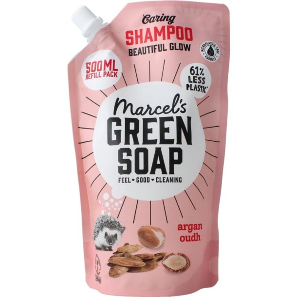 Marcel's GR Soap Shampoo argan & oudh navulling (500 Milliliter)