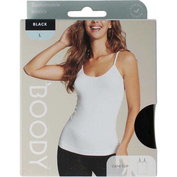 Boody Cami top zwart large (1 Stuks)