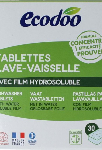 Ecodoo Vaatwasmachine tabletten (30 Stuks)