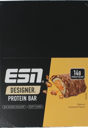 ESN Peanut caramel bar 45g (12 Stuks)