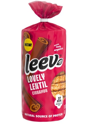 Leev Lovely wafels kaneel bio (130 Gram)