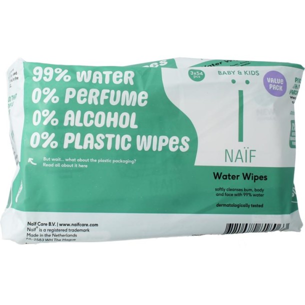 Naif Baby water wipes 3-pack (1 Set)