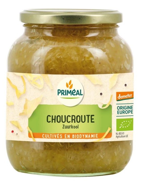 Primeal Zuurkool demeter bio (680 Gram)