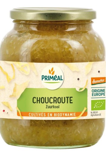 Primeal Zuurkool demeter bio (680 Gram)